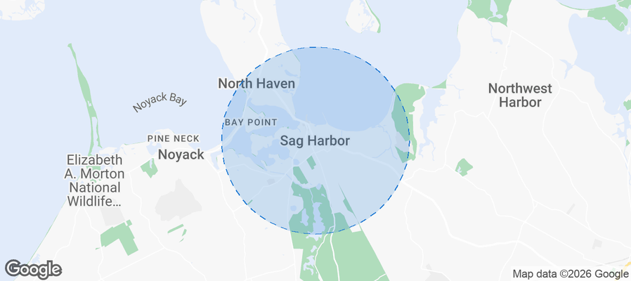 Sag Harbor Airbnb map